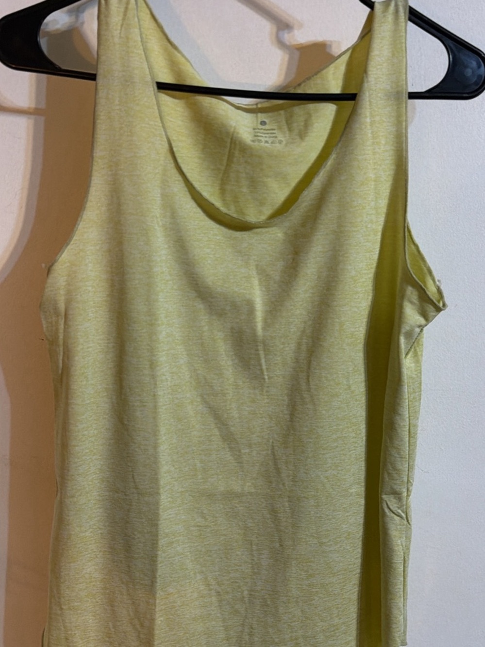 Light Yellow Women's Scoop Neck Tank Top
